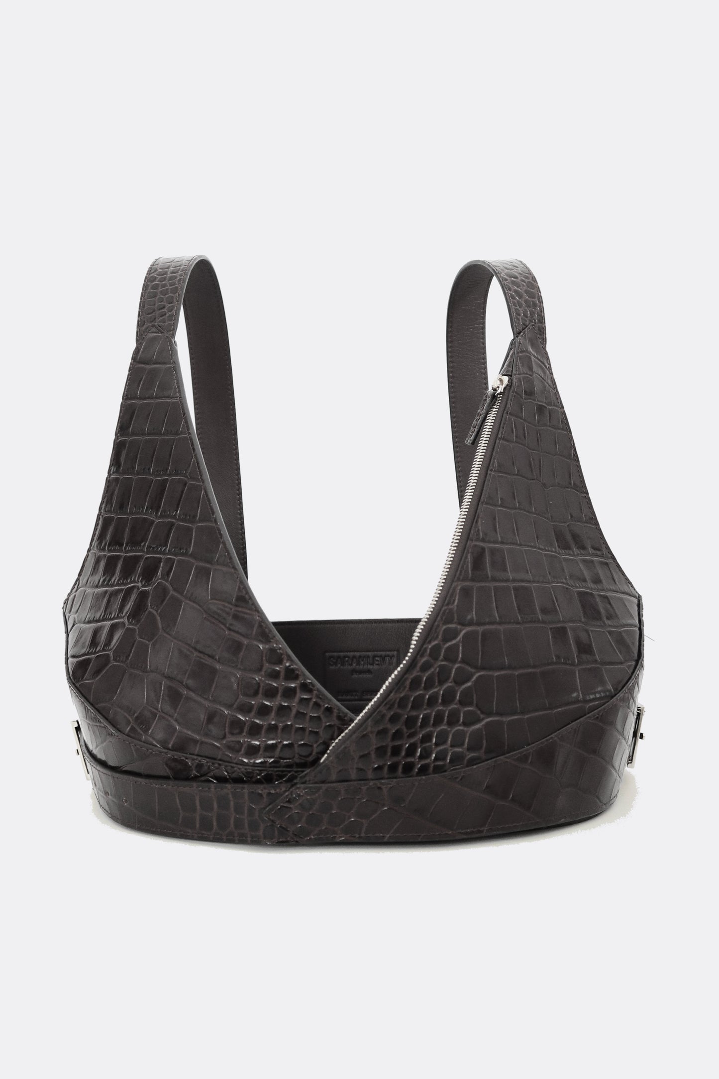 Habit 18 Wrap Chest Bag Black Croco
